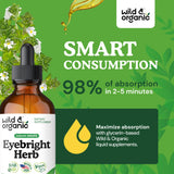 Wild & Organic Eyebright Tincture in a lifestyle setting