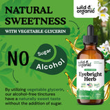 Wild & Organic Eyebright Tincture packaging side view