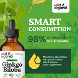 Wild & Organic Ginkgo Biloba Tincture ingredients list