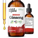 Wild & Organic Ginseng Tincture 2 fl. oz. bottle front view