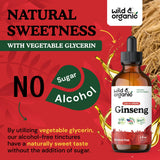 Wild & Organic Ginseng Tincture in a lifestyle setting