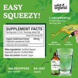 Wild & Organic Goldenseal Tincture 500mg dropper