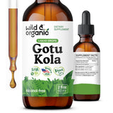 Wild & Organic Gotu Kola Tincture 500mg front view