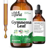 Wild & Organic Gymnema Sylvestre Drops 4 fl. oz. front view