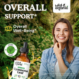 Wild & Organic Gymnema Sylvestre Drops bottle with label
