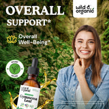 Wild & Organic Gymnema Sylvestre Tincture 300mg bottle with cap