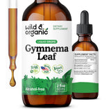 Wild & Organic Gymnema Sylvestre Tincture 300mg front view