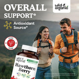 Wild & Organic Hawthorn Berry Capsules 180 count bottle