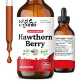 Wild & Organic Hawthorn Berry Extract 4 fl. oz. front view