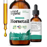Wild & Organic Horsetail Liquid Extract 2 fl. oz. front view