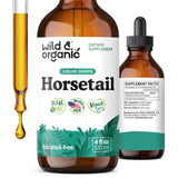 Wild & Organic Horsetail Liquid Extract 4 fl. oz. front view