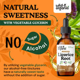 Wild & Organic Licorice Root Tincture 450mg packaging
