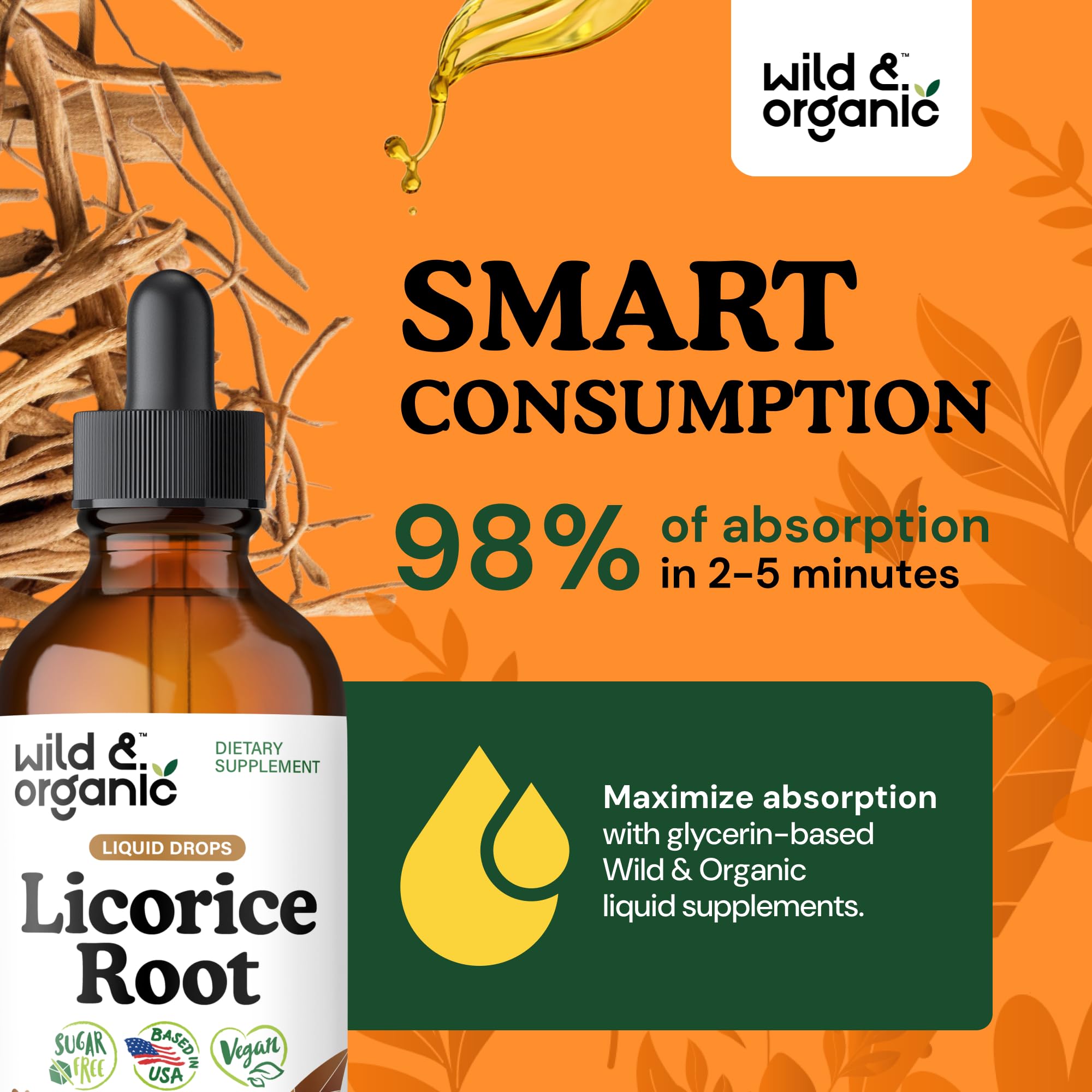 Wild & Organic Licorice Root Tincture ingredients list
