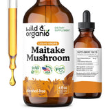 Wild & Organic Maitake Mushroom Tincture 4 fl. oz. front view