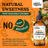 Wild & Organic Maitake Mushroom Tincture ingredients list