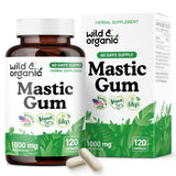 Wild & Organic Mastic Gum Capsules bottle front view