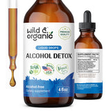 Wild & Organic Milk Thistle Alcohol Supplement 4 fl. oz. front view