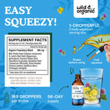 Wild & Organic Milk Thistle Alcohol Supplement 4 fl. oz. label close-up