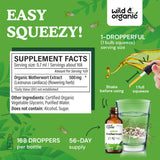 Wild & Organic Motherwort Tincture bottle with dropper