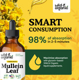 Wild & Organic Mullein Leaf Drops ingredients list