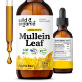 Wild & Organic Mullein Leaf Extract Tincture 2 fl. oz. front view
