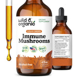 Wild & Organic Mushroom Tincture 4 fl. oz. front view