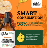 Wild & Organic Mushroom Tincture ingredients list