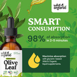 Wild & Organic Olive Leaf Extract Tincture 500mg ingredients list