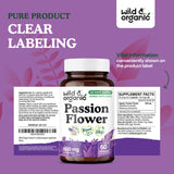 Wild & Organic Passion Flower Capsules 600mg packaging