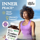 Wild & Organic Passion Flower Capsules 90 count bottle