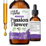 Wild & Organic Passion Flower Tincture 500mg front view