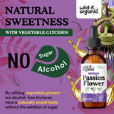 Wild & Organic Passion Flower Tincture label detail