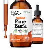 Wild & Organic Pine Bark Extract 360mg front view