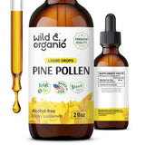 Wild & Organic Pine Pollen Tincture 2 fl. oz. front view