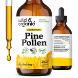 Wild & Organic Pine Pollen Tincture 600mg front view