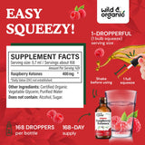 Wild & Organic Raspberry Ketones Tincture 400mg dropper close-up