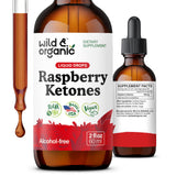 Wild & Organic Raspberry Ketones Tincture 400mg front view