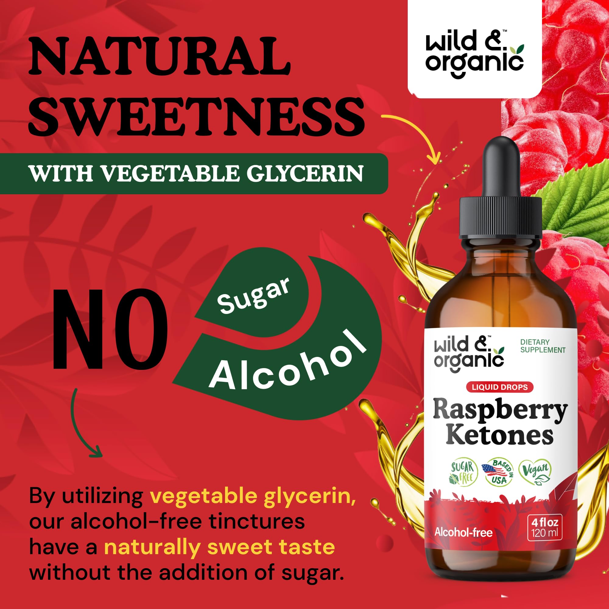 Wild & Organic Raspberry Ketones Tincture 400mg lifestyle scene