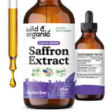 Wild & Organic Saffron Extract Liquid Drops 4 fl. oz. front view