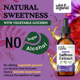Wild & Organic Saffron Liquid Extract Drops ingredients list
