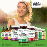 Wild & Organic Saw Palmetto Capsules 500mg lifestyle scene