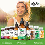 Wild & Organic Saw Palmetto Tincture 450mg in a lifestyle setting