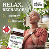 Wild & Organic Schisandra Capsules bottle with 60 capsules