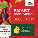 Wild & Organic Schisandra Tincture 500mg back view