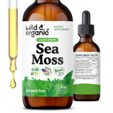Wild & Organic Sea Moss Tincture 2 fl. oz. front view