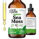 Wild & Organic Sea Moss Tincture 400mg Irish Sea Moss front view