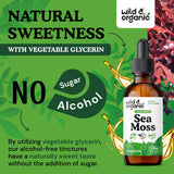 Wild & Organic Sea Moss Tincture packaging