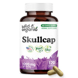 Wild & Organic Skullcap Capsules 1200 mg front view