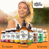 Wild & Organic Slippery Elm Tincture 680mg packaging