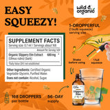Wild & Organic Slippery Elm Tincture 680mg with dropper